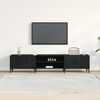vidaXL Gabinete de TV Roble Negro 180 x 31,5 x 40 cm