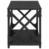 vidaXL Soporte para Impresora Roble Negro 44 x 26 x 31.5 cm