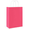 vidaXL Bolsas de papel con asas 50 uds rosa 26x12x35 cm
