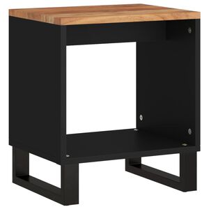vidaXL Mesa de centro madera maciza acacia y contrachapada 40x31x46 cm