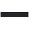 vidaXL Alfombra rectangular bamb&uacute; negro 80x1000 cm