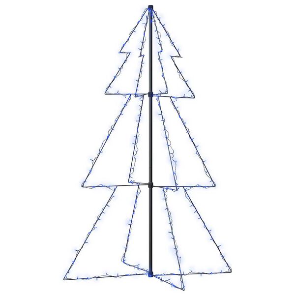 vidaXL Árbol de Navidad 200 luces LED interior y exterior 98x150 cm