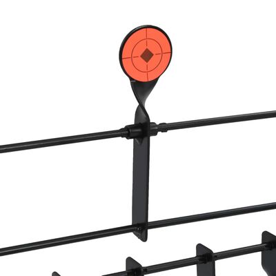 vidaXL Objetivo de tiro giratorio con reinicio automático 8 + 1 figuras