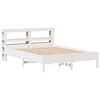 vidaXL Estructura de cama sin colch&oacute;n madera de pino blanca 140x200 cm