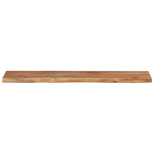 vidaXL Tablero rectangular madera de acacia borde vivo 140x30x2,5 cm