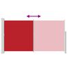 vidaXL Toldo lateral de jard&iacute;n o terraza 160x300 cm rojo