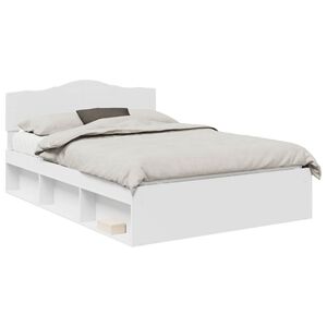 vidaXL Estructura de cama 140 x 200 cm Madera de pino macizo
