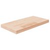 vidaXL Tabla de estanter&iacute;a madera maciza roble sin tratar 40x20x2,5 cm