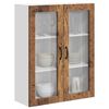vidaXL Armario de pared para cocina con puerta Lucca Madera envejecida