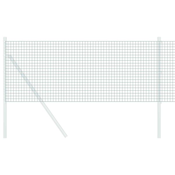 vidaXL Cerca de Alambre Soldado Verde 0.4 x 25 m