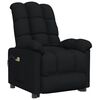 vidaXL Sill&oacute;n de masaje elevable tela negro