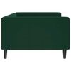 vidaXL Sof&aacute; cama sin colch&oacute;n terciopelo verde oscuro 100x200 cm