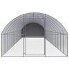 vidaXL Gallinero de exterior de acero galvanizado 3x16x2 m