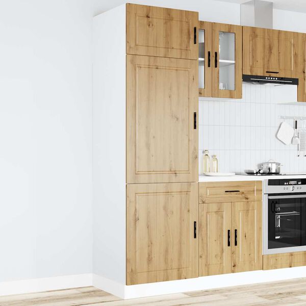 vidaXL Mueble de cocina Porto de madera contrachapada roble artesanal