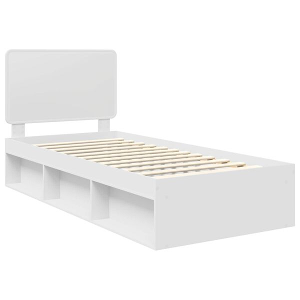 vidaXL Estructura de cama 90 x 190 cm Madera de pino macizo