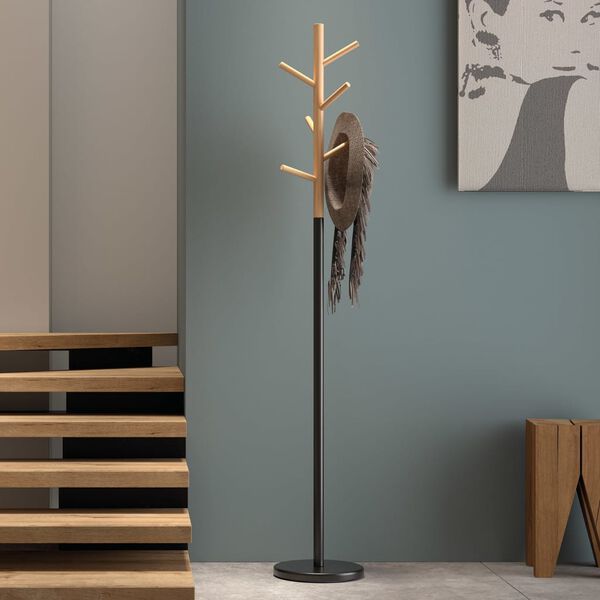 Rousseau Perchero Alba metal negro