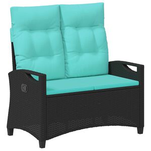 vidaXL Banco de jard&iacute;n con almohada 105 x 60 x 112 cm acero