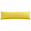 vidaXL Cojines de sof&aacute; 2 pcs Amarillo Claro 145 x 40 cm tela