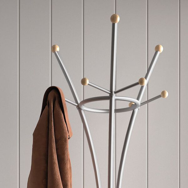 Rousseau Perchero Sweet metal gris