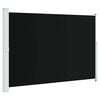 vidaXL Toldo lateral retr&aacute;ctil para patio negro 200x314 cm