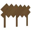vidaXL Cabecero de cama madera maciza pino marr&oacute;n miel 122,5x3x80,5 cm