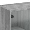 vidaXL Aparador madera de ingeniería gris Sonoma 102x37x75,5 cm