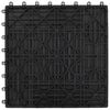 vidaXL Tile de Decking 11 pcs Gris 30 x 30 cm WPC