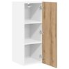 vidaXL Mueble colgante con puerta Roble Artesano y 30 x 31 x 80 cm