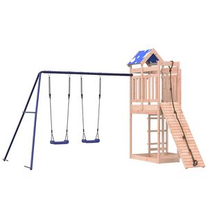 vidaXL Parque infantil de exterior madera maciza Douglas3156935