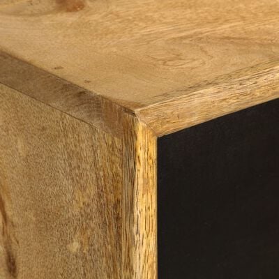 vidaXL Escritorio con cajones de madera maciza de mango 130x50x80 cm