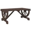 vidaXL Mesa de centro de jard&iacute;n madera maciza abeto 90x50x40 cm