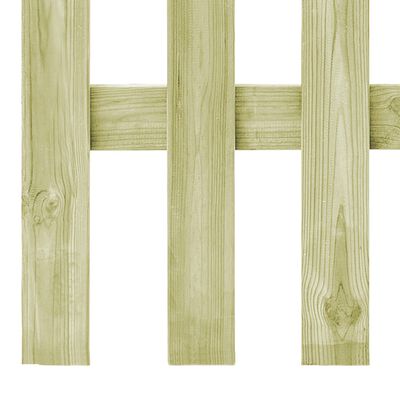 vidaXL Puerta de valla de madera de pino impregnada 170x60 cm