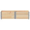 vidaXL Jardinera de madera maciza de pino 150x50 cm