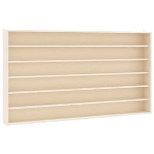 vidaXL Vitrina de madera para coleccionistas con 6 estantes