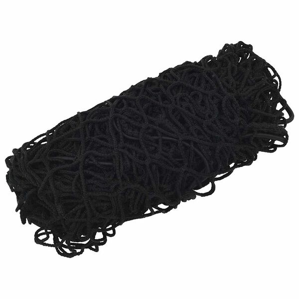 vidaXL Red de remolque con cuerda el&aacute;stica PP negro 2,1x1,25 m