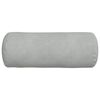 vidaXL Cojines Bolster 2 pcs Gris Claro Ø 15 x 40 cm Tela de pana