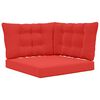 vidaXL Coj&iacute;n para sof&aacute; de exterior Poli&eacute;ster Rojo 68,5 x 68,5 cm