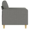 vidaXL Sill&oacute;n de tela gris oscuro 60 cm