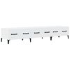 vidaXL Mueble de TV madera contrachapada blanco 150x34,5x30 cm