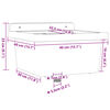 vidaXL Fregadero lavabo de pared resina blanco 40x40x24 cm