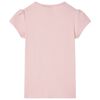 Camiseta infantil rosa claro 140