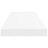 vidaXL Estantes flotantes de pared 2 uds MDF blanco 80x23,5x3,8 cm