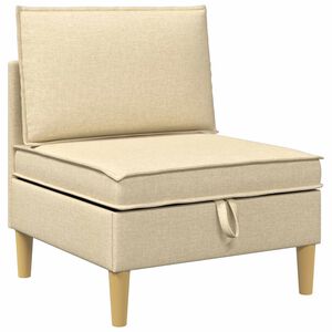 vidaXL Sof&aacute; con almacenamiento Tela