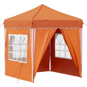 vidaXL Carpa Plegable para Fiestas 195 x 195 x 245 cm Naranja