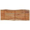 vidaXL Tablero rectangular madera de acacia borde vivo 100x40x2,5 cm