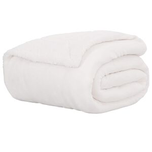 vidaXL Manta Blanco 220 x 240 cm 2.67 kg Lana