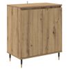 vidaXL Vitrina Roble artesanal 60 x 35 x 70 cm Madera contrachapada
