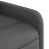 vidaXL Sill&oacute;n de masaje reclinable de tela gris oscuro