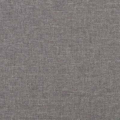 vidaXL Sofá de 3 plazas de tela gris claro 210 cm