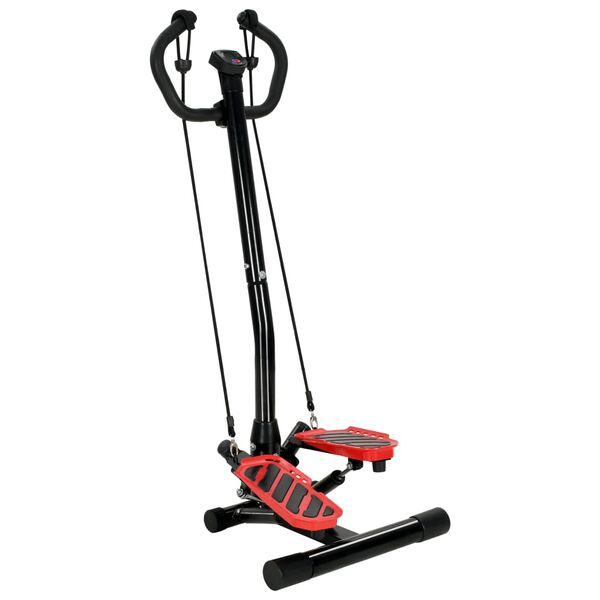 vidaXL M&aacute;quina stepper con poste central y cuerdas de resistencia
